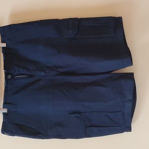 Black Brown 1826 navy blue cargo shorts